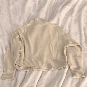 Cream turtle neck sweater